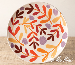 Lethbridge Fall Floral Charger