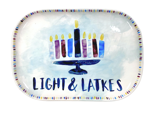 Lethbridge Hanukkah Light & Latkes Platter