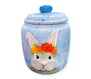 Lethbridge Watercolor Bunny Jar