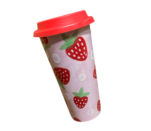 Lethbridge Strawberry Travel Mug