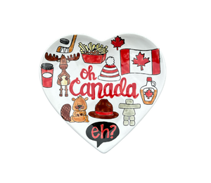 Lethbridge Canada Heart Plate