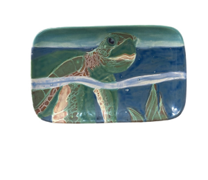 Lethbridge Swimming Turtle Plate
