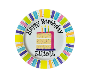 Lethbridge Birthday Cake Plate